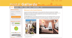 Desktop Screenshot of hostalgallardo.com