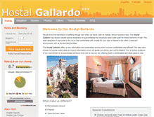 Tablet Screenshot of hostalgallardo.com